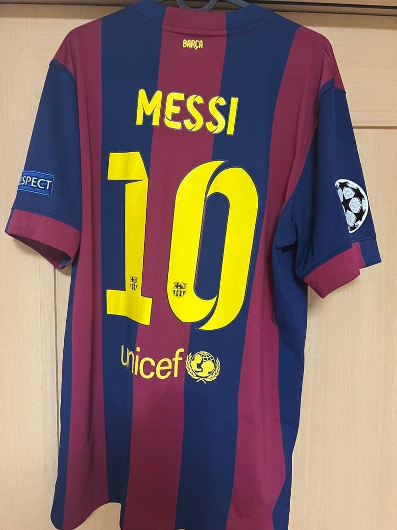 激レア】【正規品】バルセロナ メッシ 14-15 ユニフォーム CL決勝