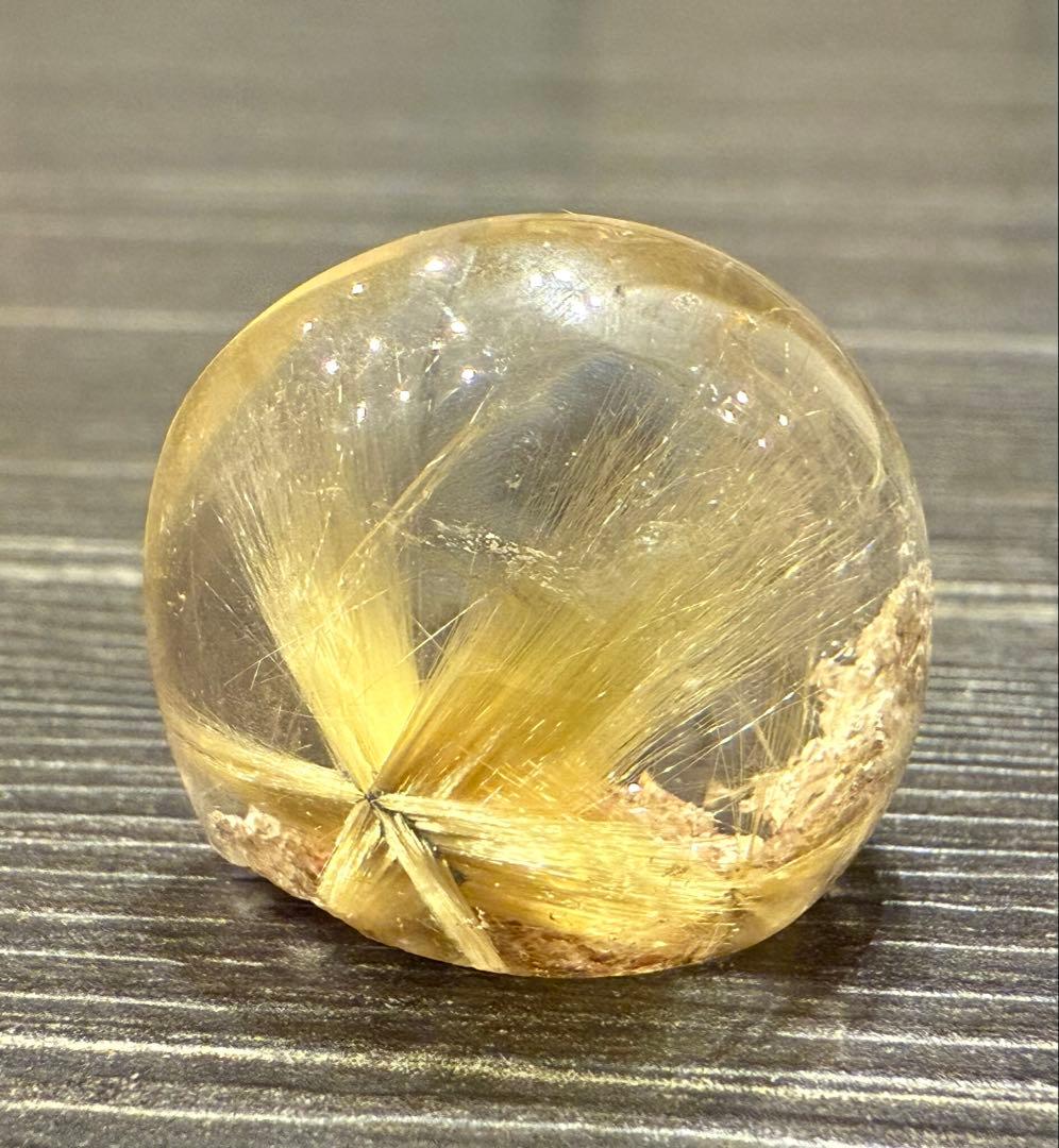 高品質♡ 太陽放射ルチル ガーデンルチルインクォーツ 置物 天然石 ガーデンルチル 太陽ルチルクォーツ ルース タンブル【最高級】【約8.1
