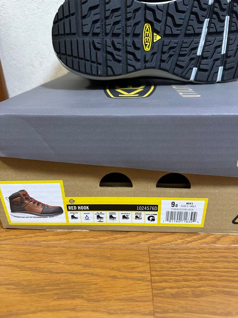 KEEN 安全靴 RED HOOK MID WP 27.0cm 新品未使用