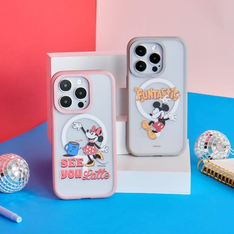 ディズニー ミッキー iPhone スマホケース　MagSafe 対応 ディズニーキャラクター ／ IIIIfit プランプフレーム iPhone Air