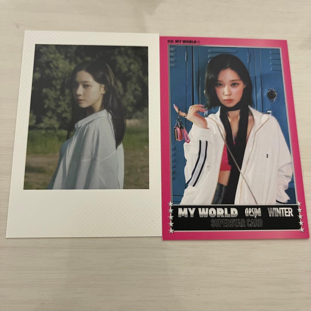 aespa MY WORLD ウィンター WINTER トレカ - メルカリ