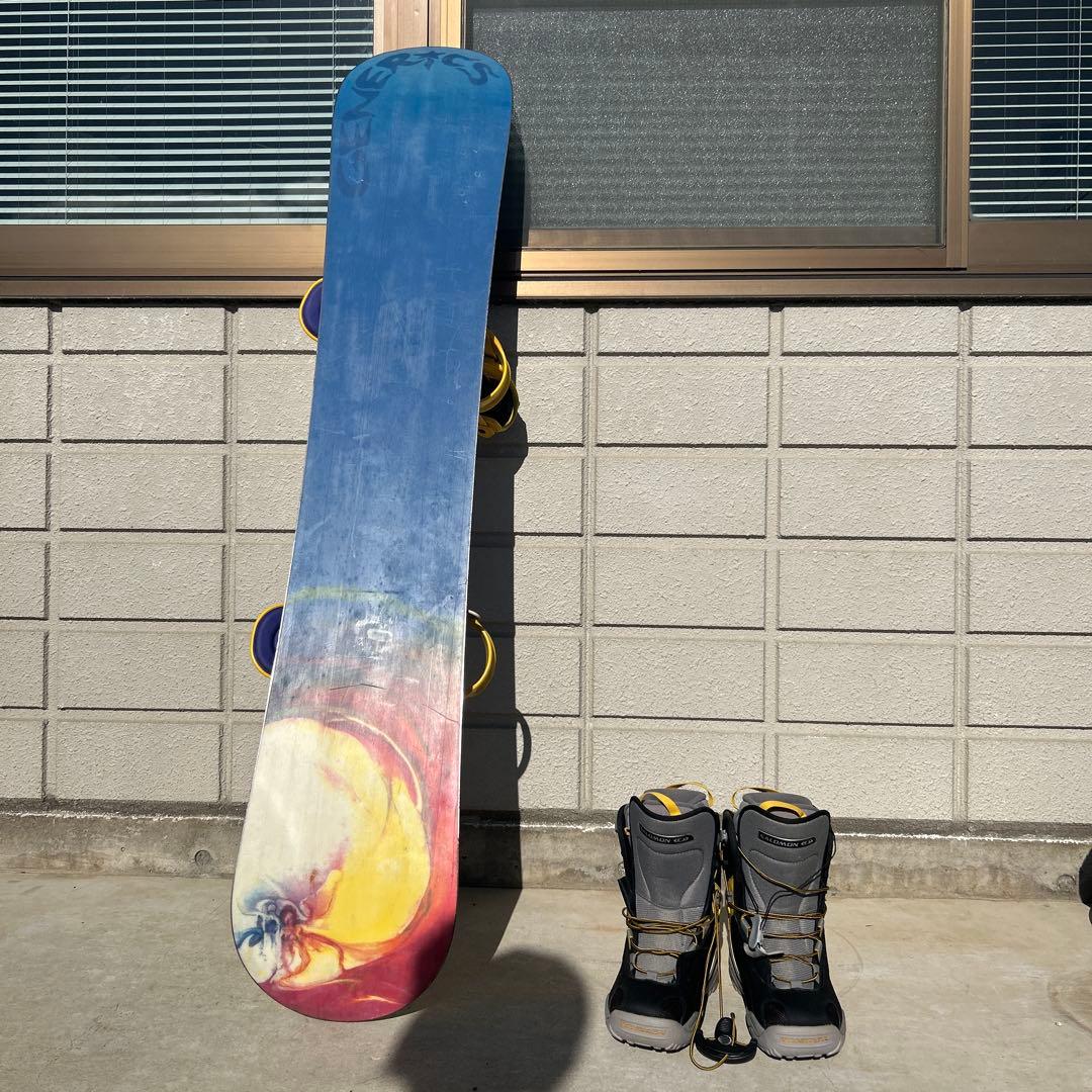 SALOMON - 即乗り SALOMON IVY 143 DC ブーツ スノーボード セットの