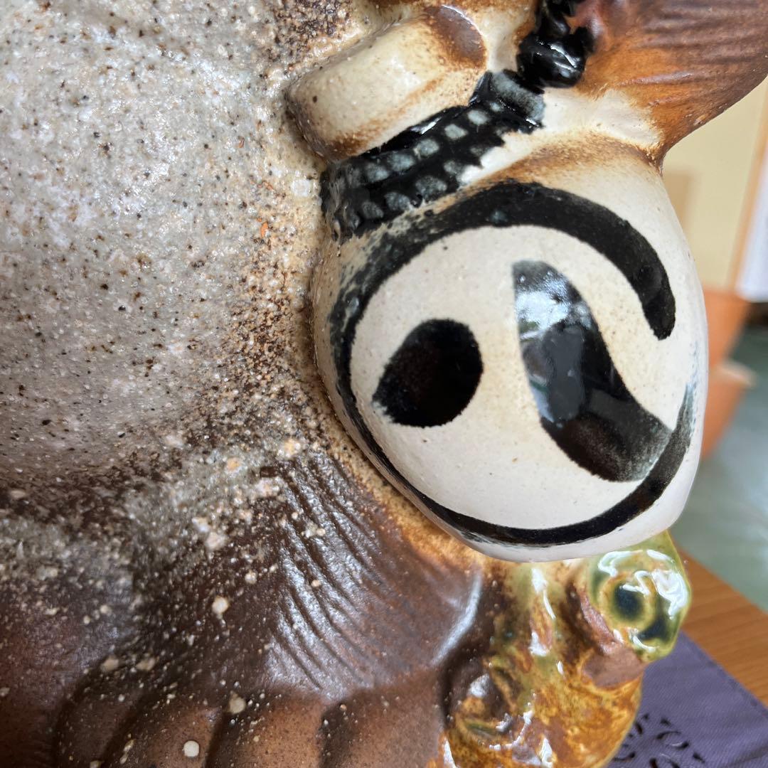 中村幸子 チョーチョー縁起物❗信楽焼福狸 高さ４２cm