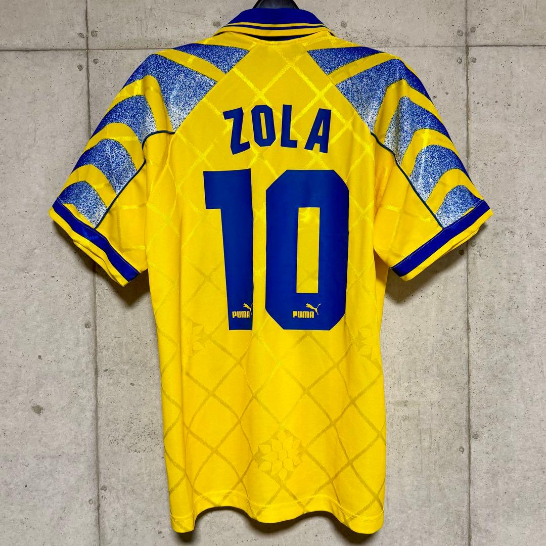 当時物/希少】95/96 パルマAC ♯10 ゾラ【Mサイズ】アウェイ - メルカリ