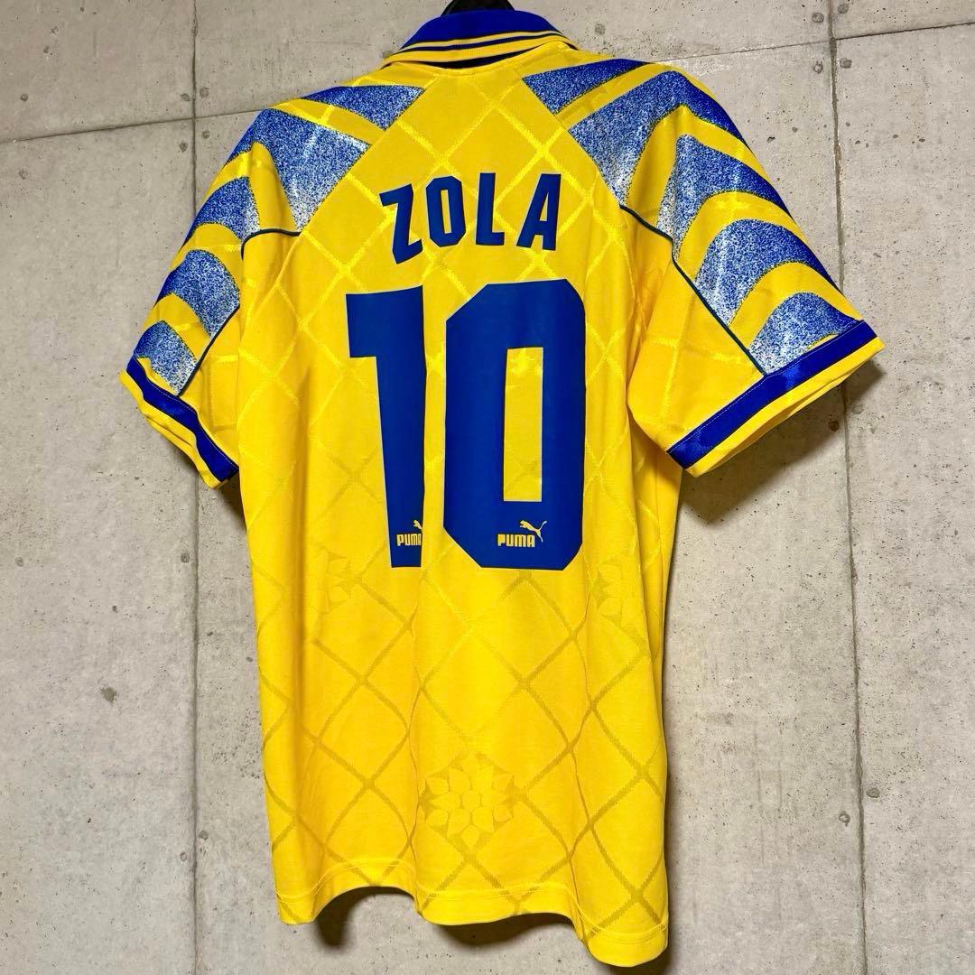 当時物/希少】95/96 パルマAC ♯10 ゾラ【Mサイズ】アウェイ - メルカリ