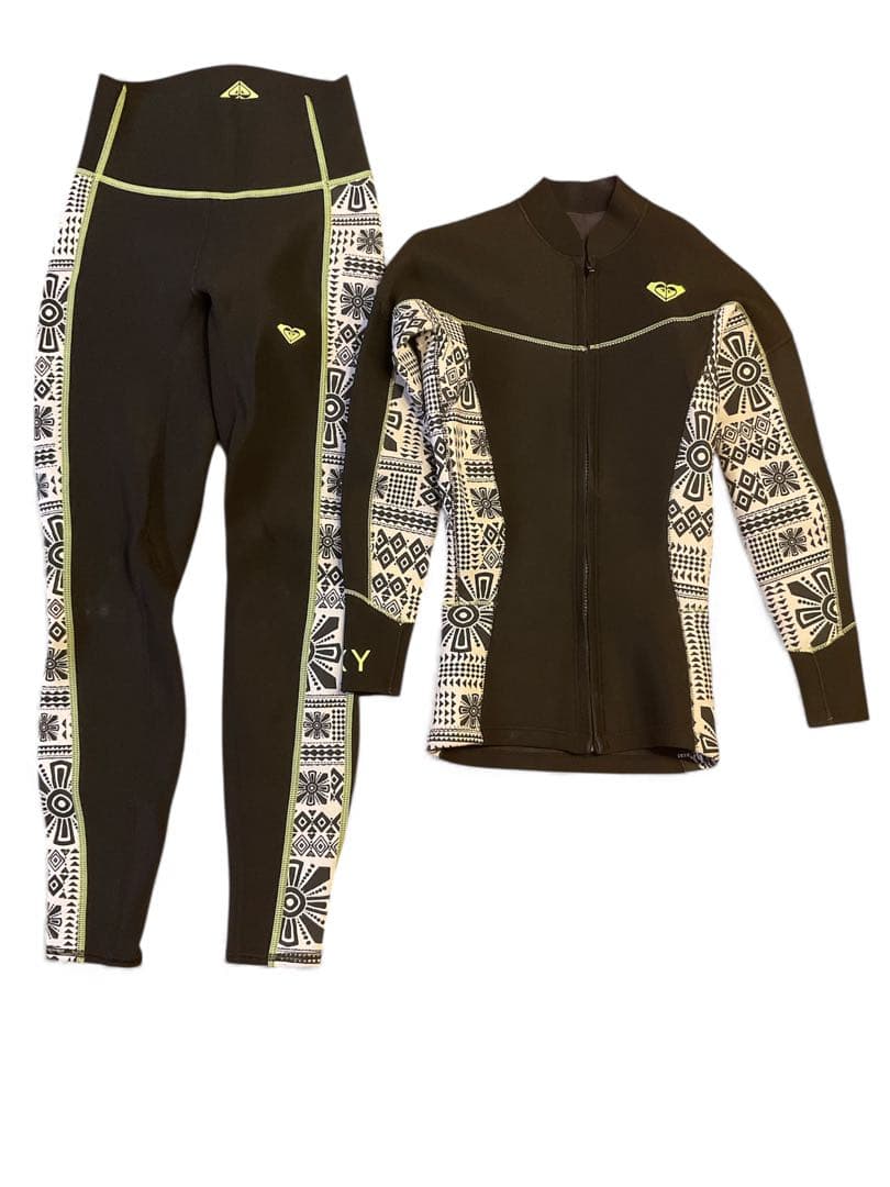 ROXY ロキシー 長袖タッパー 2.0 フロントジップ パンツ セットアップ