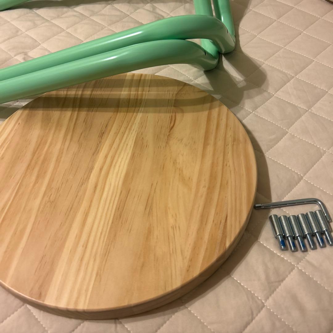 ドムステン IKEA スツール パステルグリーン ミントグリーン 廃盤色