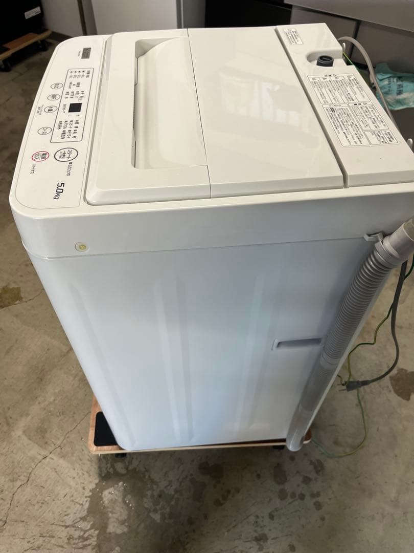 全自動洗濯機 ヤマダ YWM-T50H1 5.0kg 2021年製　T