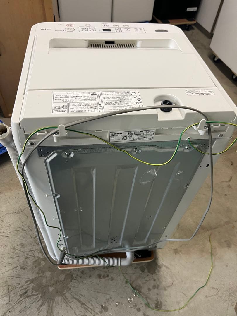 全自動洗濯機 ヤマダ YWM-T50H1 5.0kg 2021年製　T