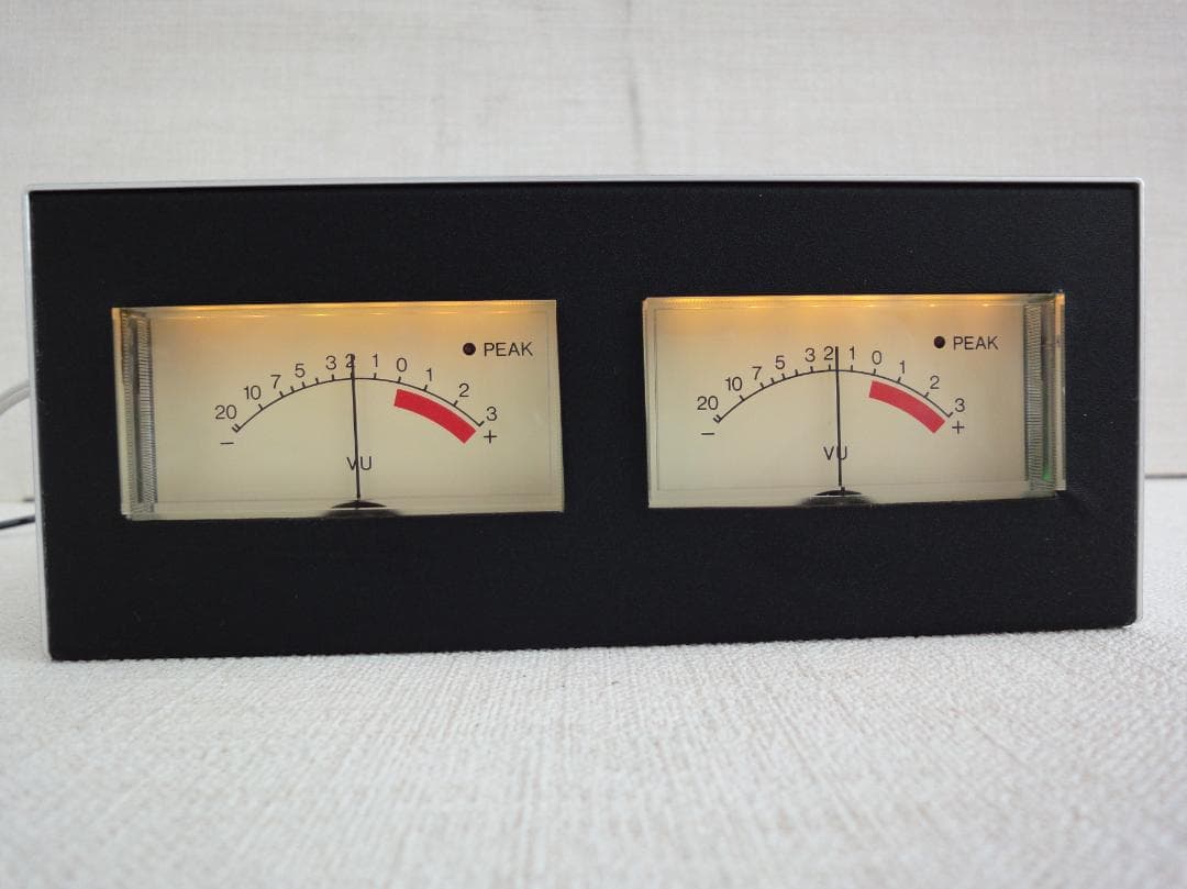 自作ステレオVUメーター222号機（YAMAHAワイド大型・ピーク付） - メルカリ