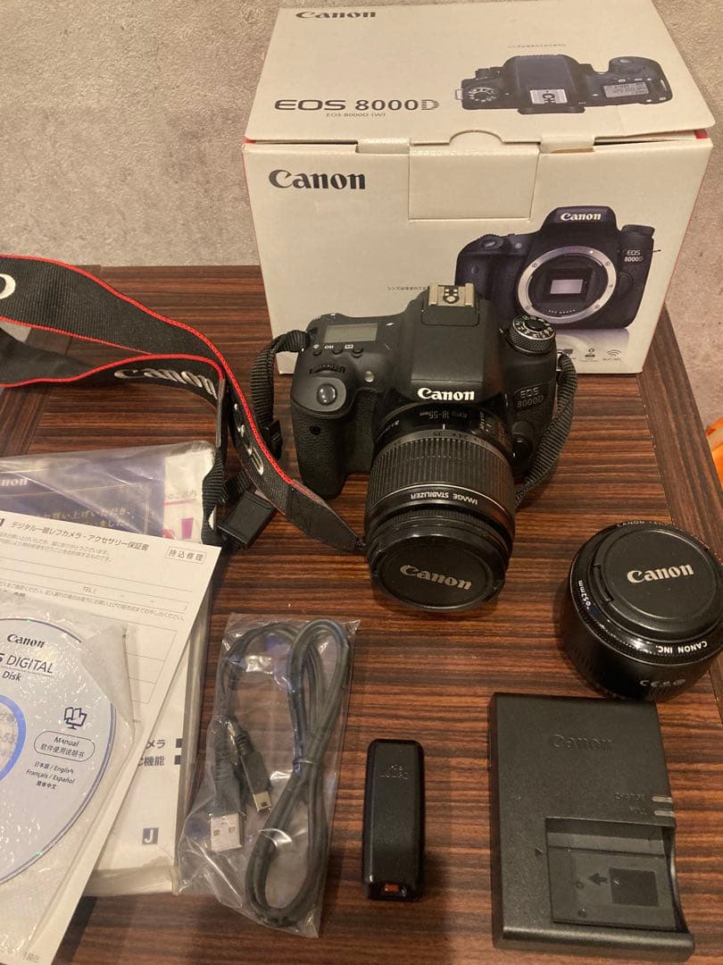 Canon EOS 8000D デジタル一眼レフカメラ レンズ2本セット販売 - メルカリ