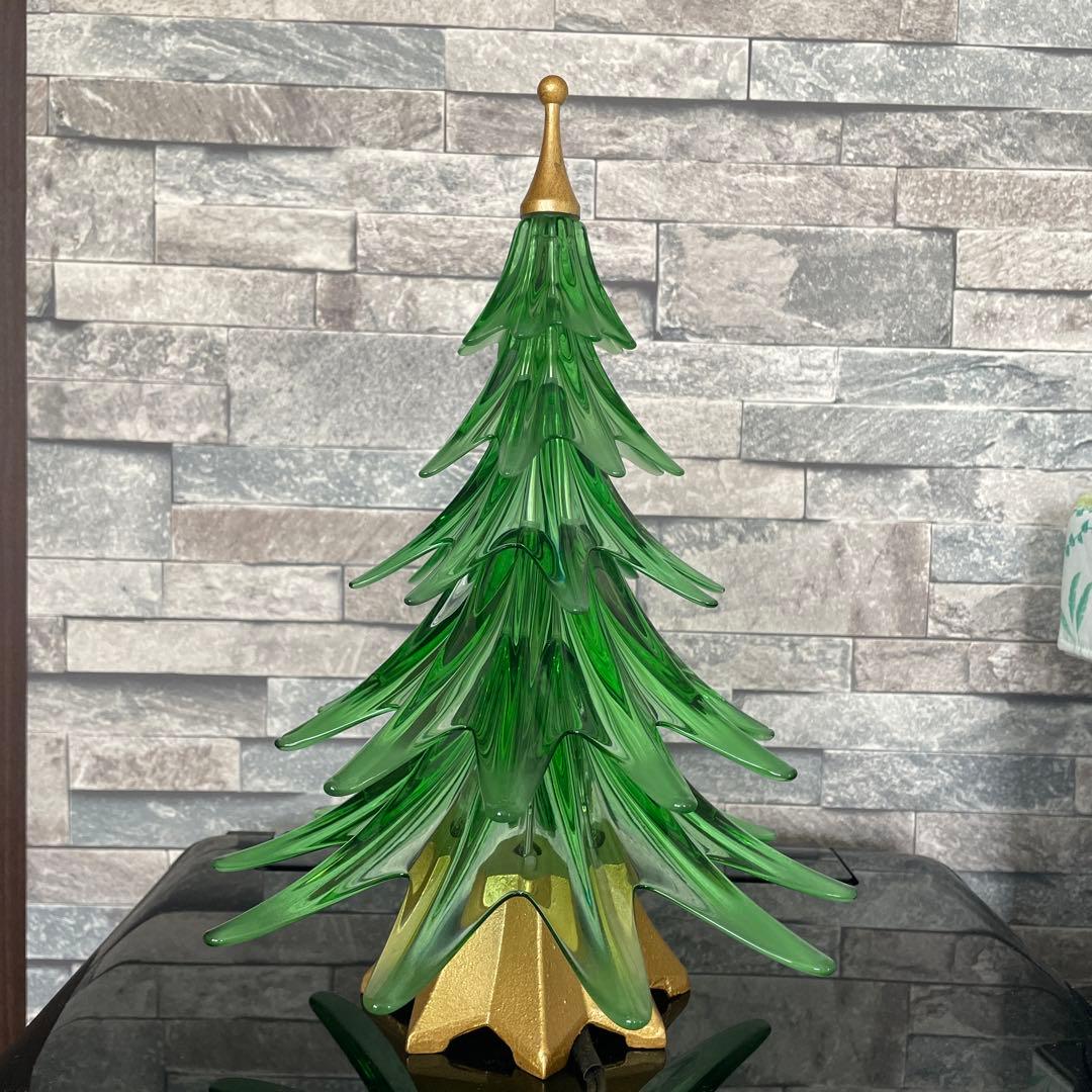 HOYA Cristal クリスタル ガラス クリスマスツリー ライト 照明 - メルカリ