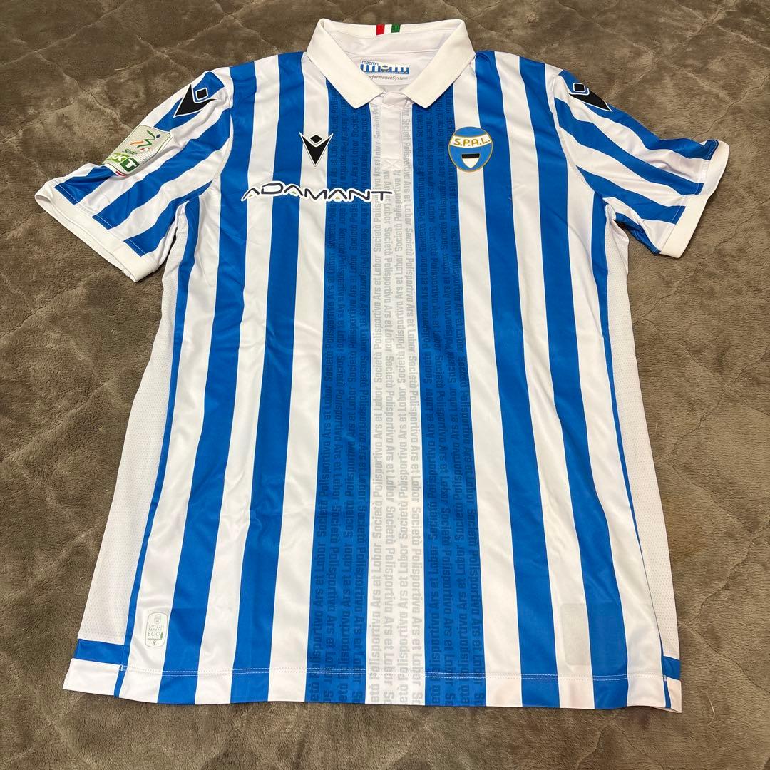 S.P.A.L. 選手用 試合用ユニフォーム セリエB プラティ選手 証明書付