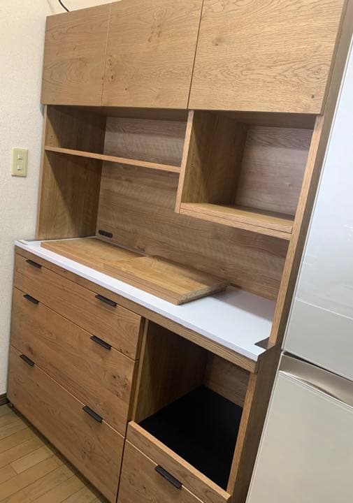 ウニコ unico ADDAY(アディ)キッチンボード カップボード W1230 - メルカリ