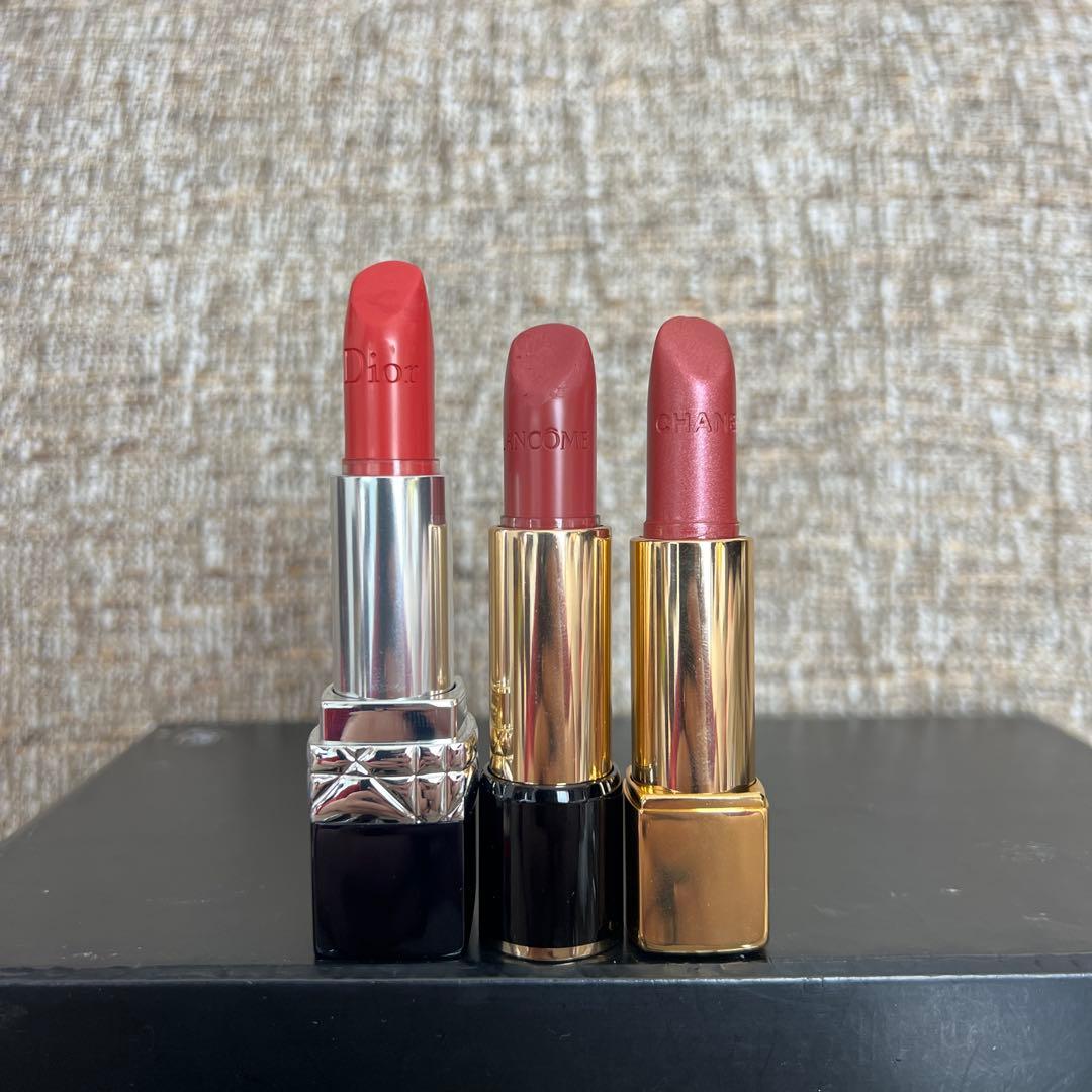 CHANEL Dior 他 デパコスのみ リップ 8点セット まとめ売り - メルカリ