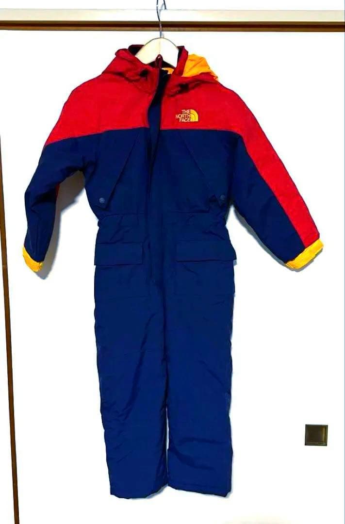 ノースフェイス スノボウェア つなぎ サーモライト 120cm 中古品 THE NORTH FACE - ノースフェイス スノボウェア つなぎ サーモライト