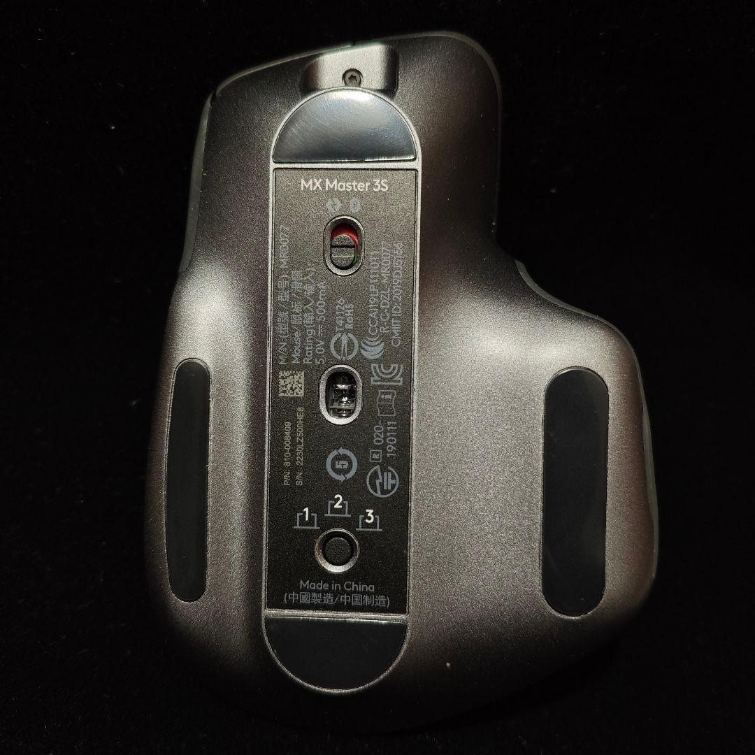 ソール新品 Logitech MX MASTER 3S ワイヤレスマウス s3 - メルカリ