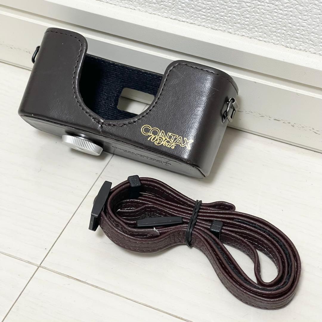 稀少》CONTAX T3 70周年用 限定カメラケース＋専用ストラップ - メルカリ
