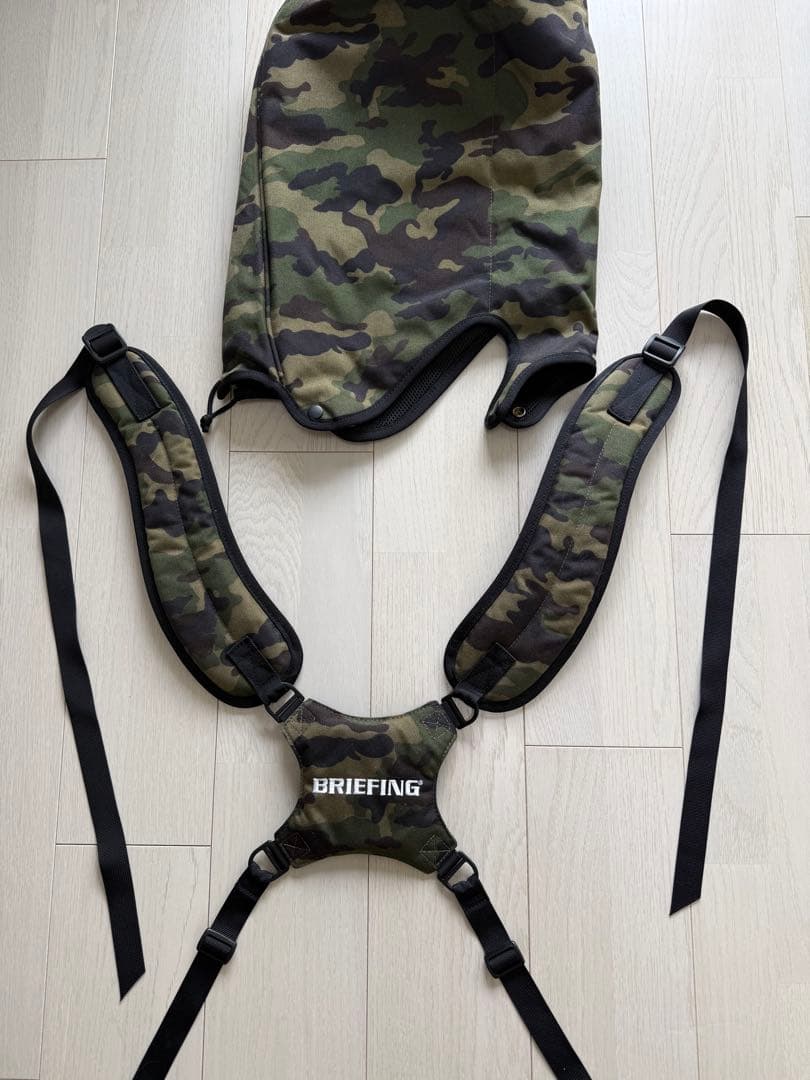 ブリーフィング CR-4 スタンドキャディバック ウッドランドカモ 廃盤品