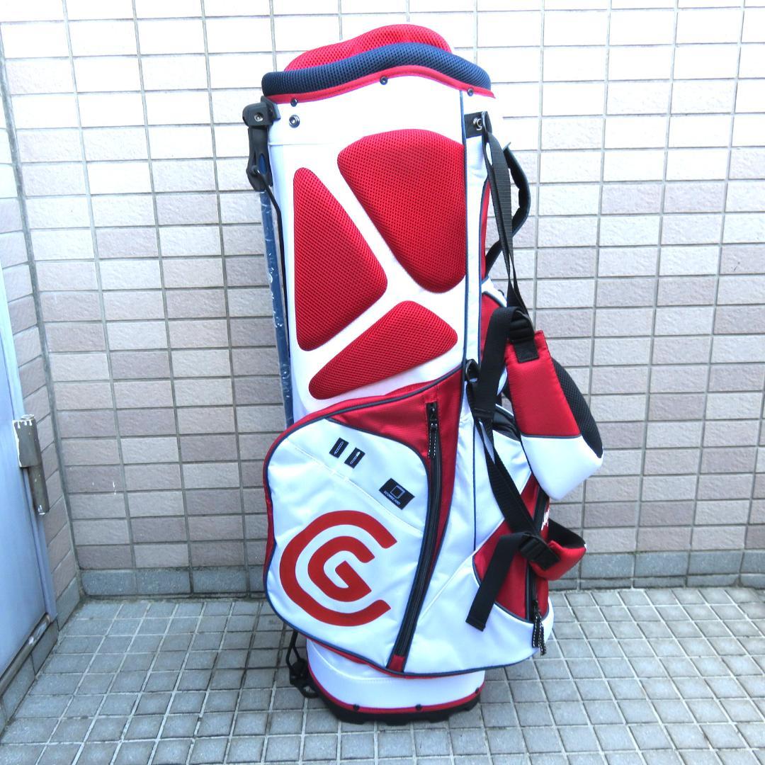 Cleveland クリーブランド キャディバッグ 9型 レッド×ホワイト - メルカリ