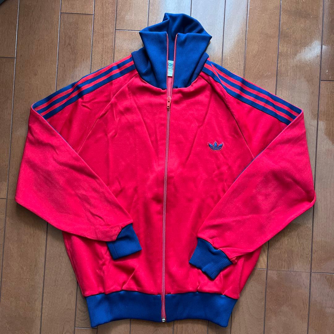 アディダス トラックジャケット ADS-4F ヴィンテージ レッド - メルカリ