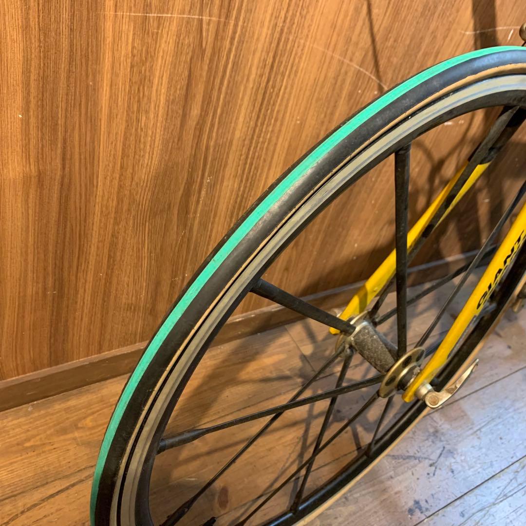 GIANT TCR-1 2000 ロードバイク イエロー 2×9ギア Sサイズ - メルカリ