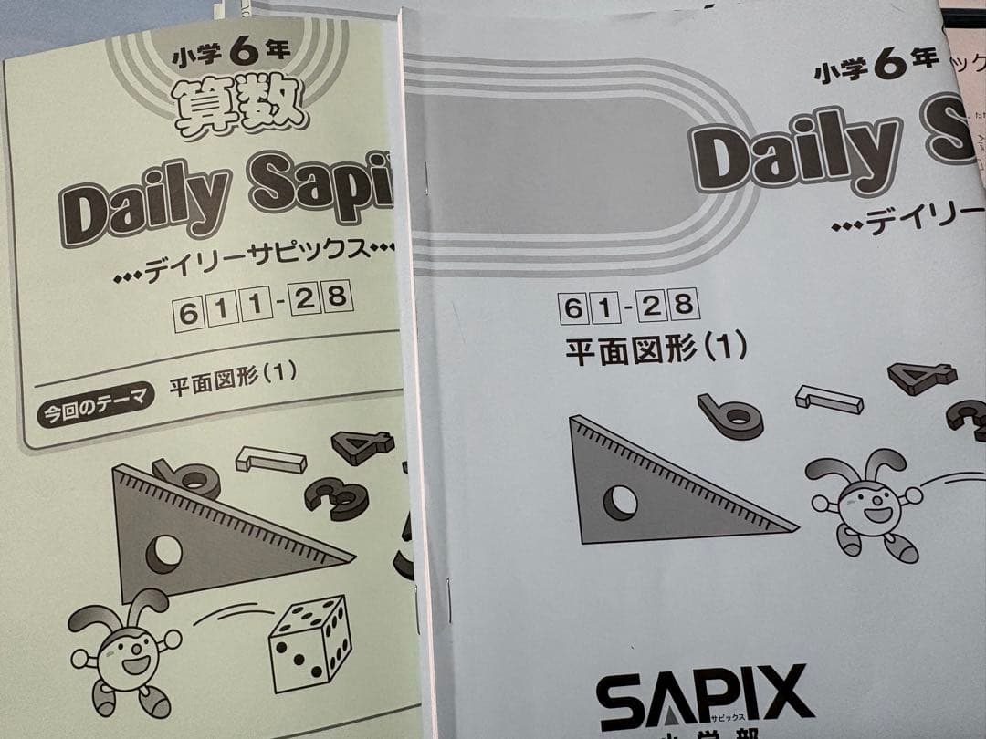 SAPIX 6年算数 平常授業と季節講座テキスト最新1年分2025年度版 - メルカリ