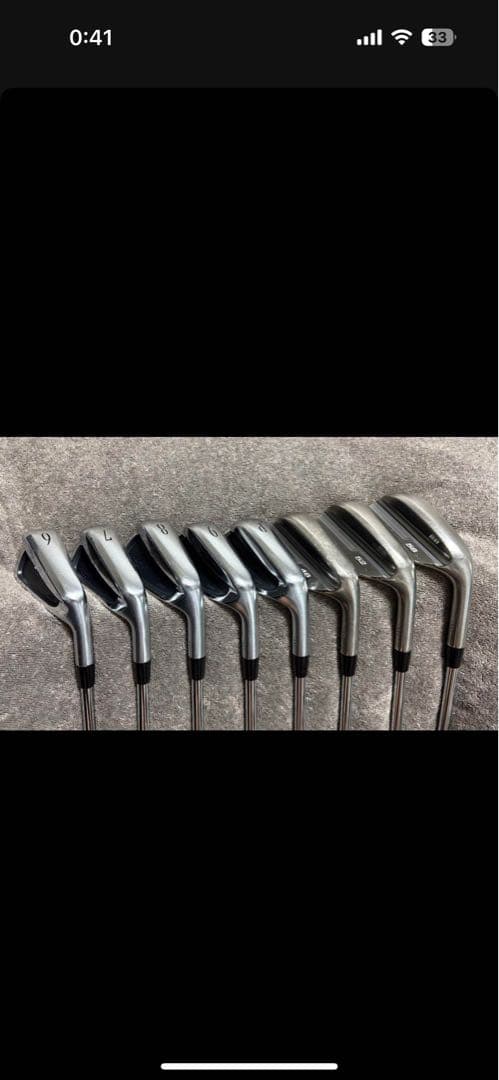 プロトコンセプトC05C03アイアン〜ウェッジ8本NS850NEO S番手ずらし