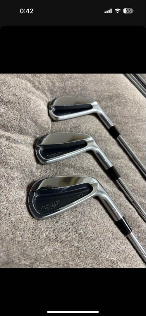 プロトコンセプトC05C03アイアン〜ウェッジ8本NS850NEO S番手ずらし