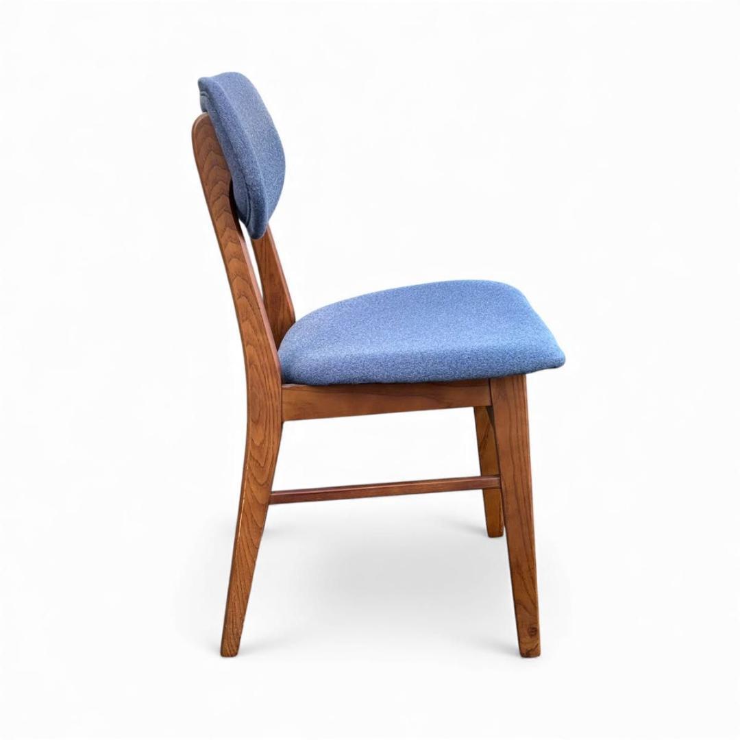 ノーチェ NOCE RY42 ダイニングチェア ブルー ウォールナット 廃盤