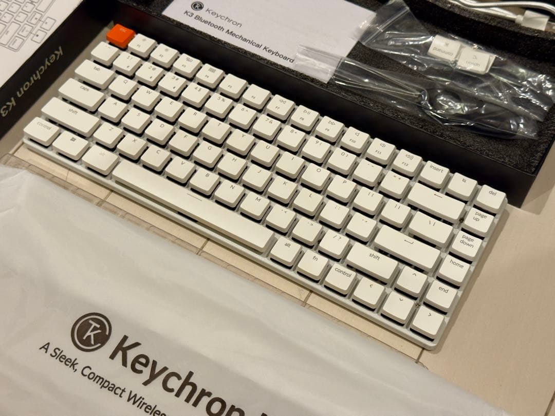キーボード Keychron K3 (Version 2) Amazon | Keychron K3 Version 2, 84 Keys Ultra-Slim Wireless