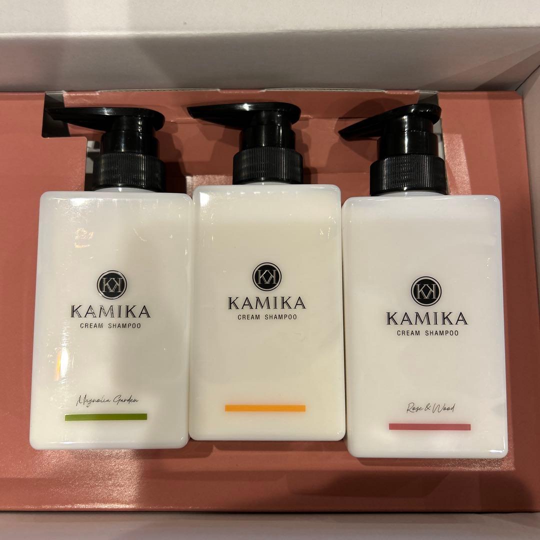 新品⭐︎カミカクリームシャンプー 3本セット 楽天市場】クリームシャンプー カミカ KAMIKA 3本セット 正規品