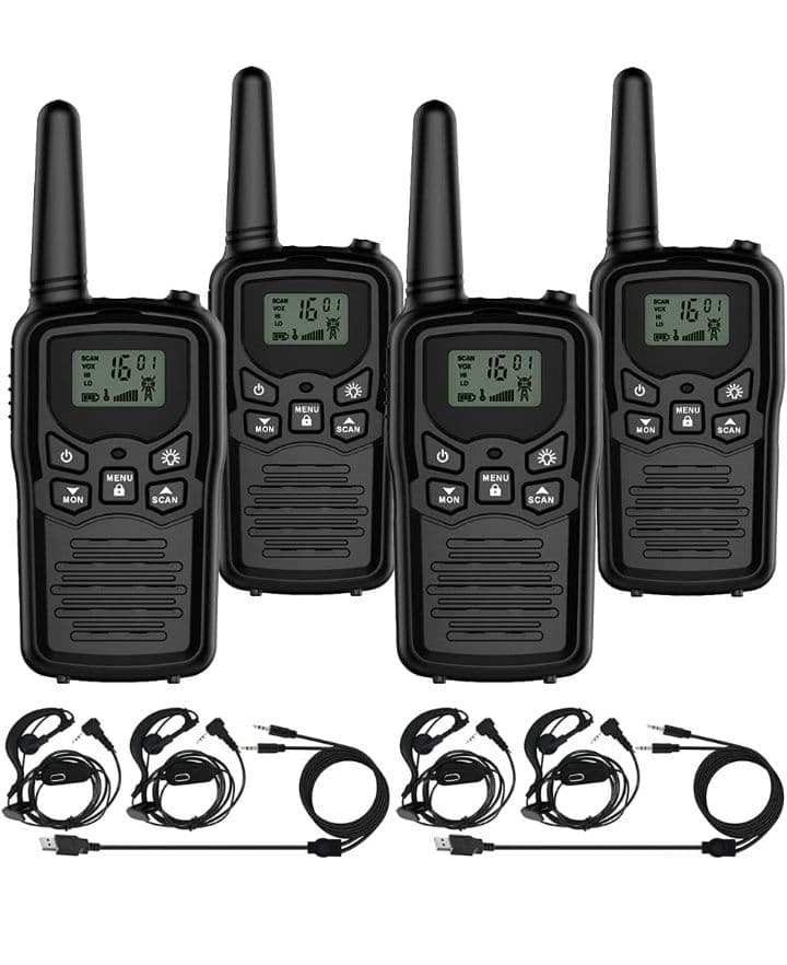 お得‼️トランシーバー 無線機 免許不要 災害・地震 緊急対応 4台