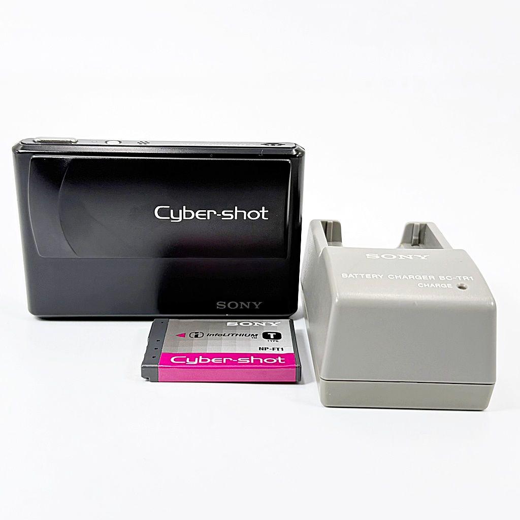 ソニー Cyber-shot DSC-T1 ブラック コンデジ カメラ 中古 - メルカリ