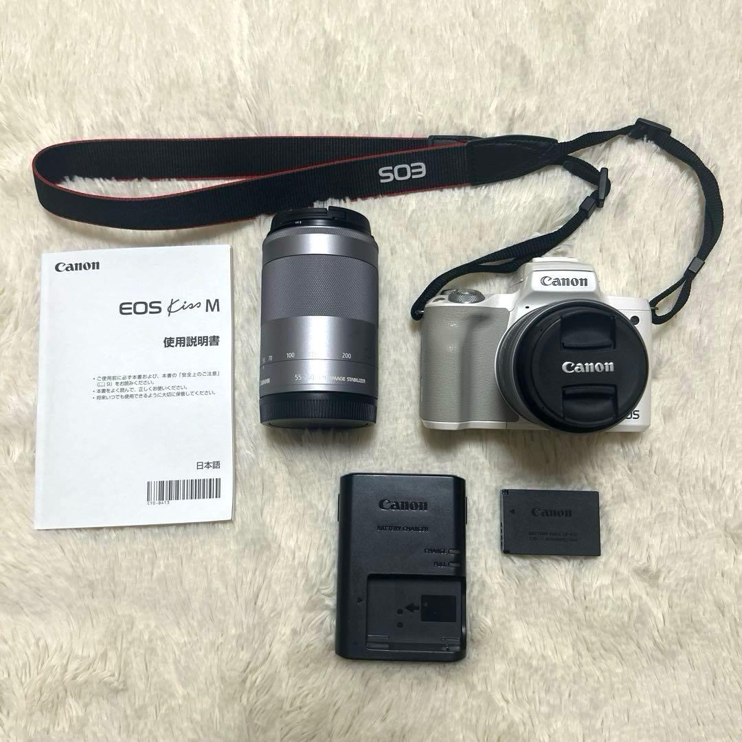 動作確認済 Canon EOS kiss Mミラーレスカメラ ダブルレンズキット Amazon | Canon ミラーレス一眼カメラ EOS Kiss M ダブルズームキット
