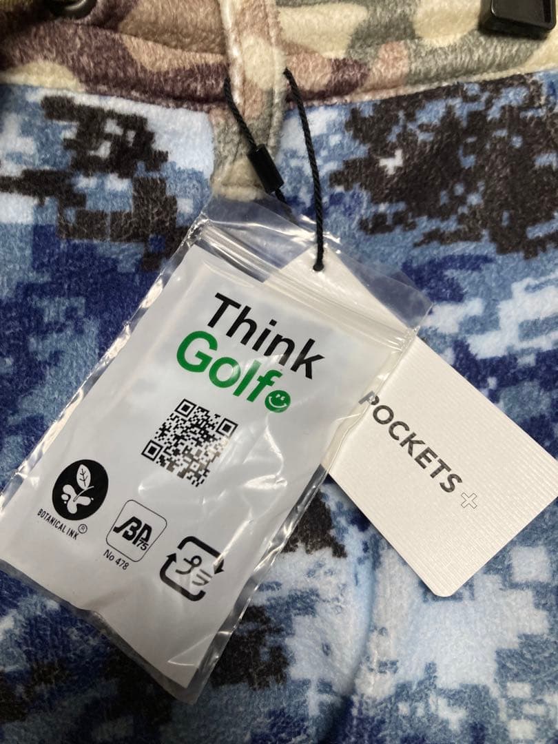 新品 パーリーゲイツ マルチ カモフラ プリント ダブルラッセル