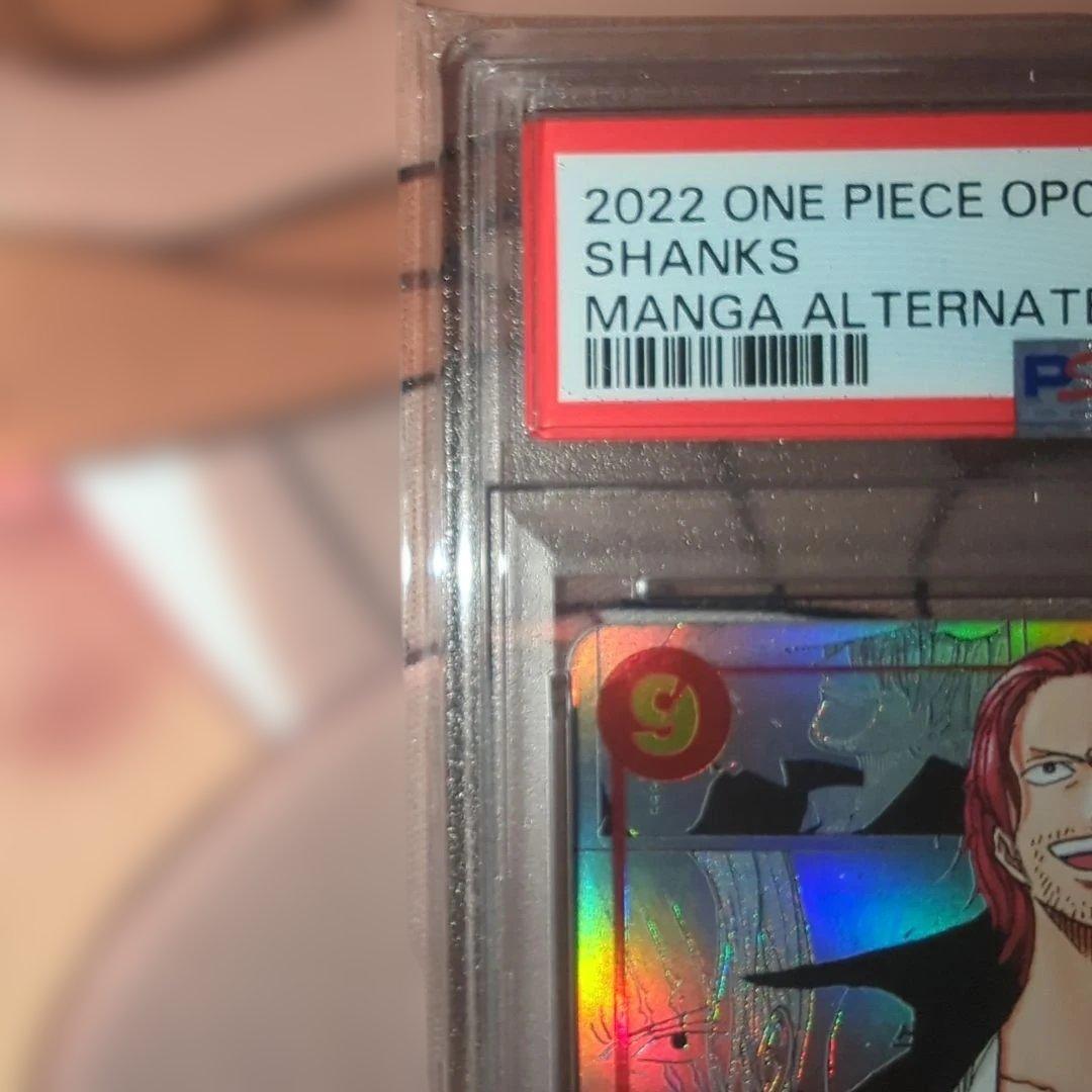 PSA10】ワンピースカード シャンクス コミパラ OP01-120 - メルカリ