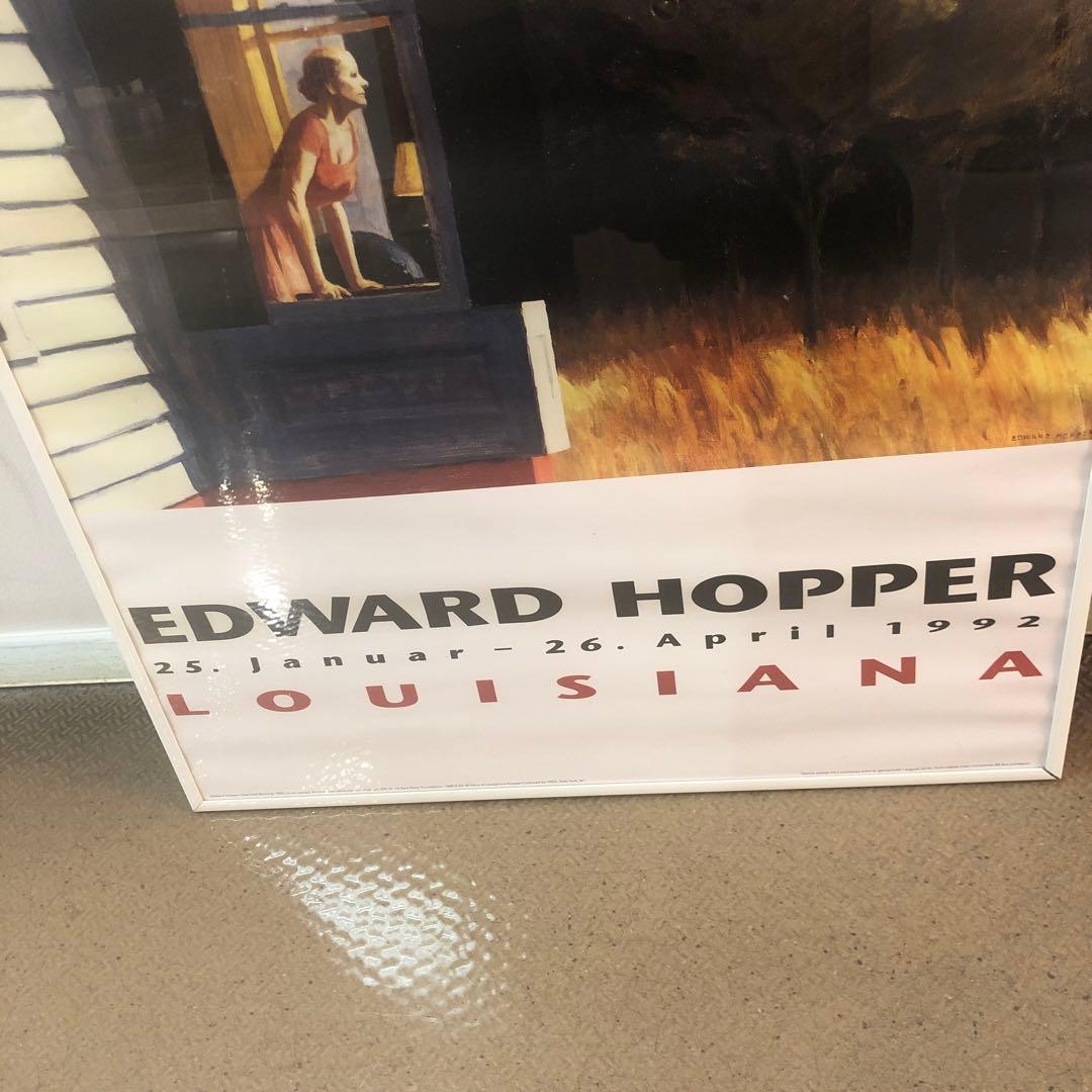 デンマーク限定！画家【エドワード・ホッパー】希少ポスター額入り