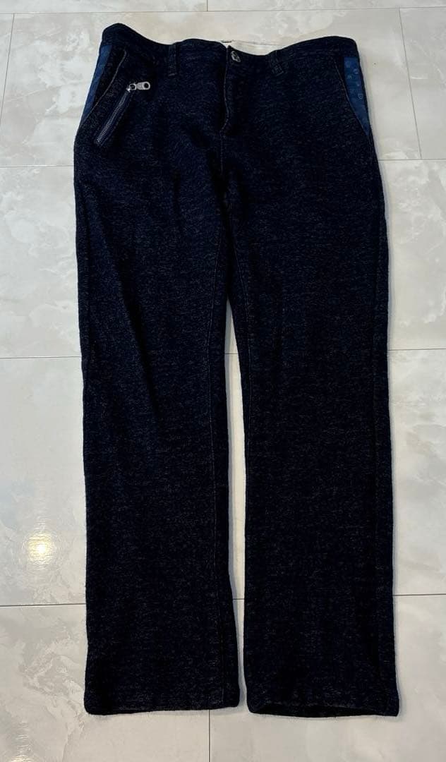 マークアンドロナ ネイビーパンツ 楽天市場】【美品】マークアンドロナ パンツ ネイビー×黒 スカル