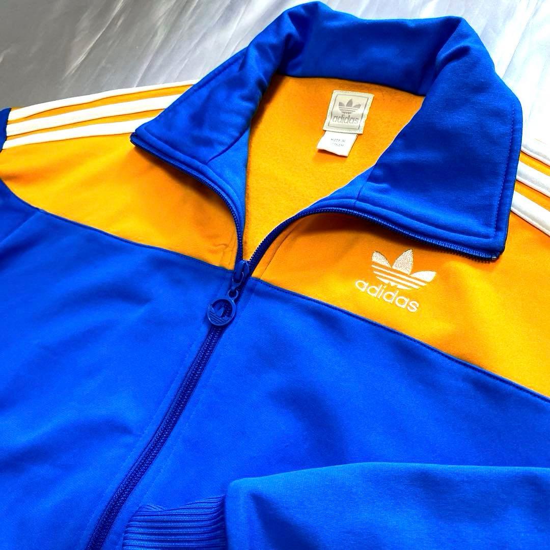 00s adidas originals トラックジャケット/ジャージ 青黄 M - メルカリ