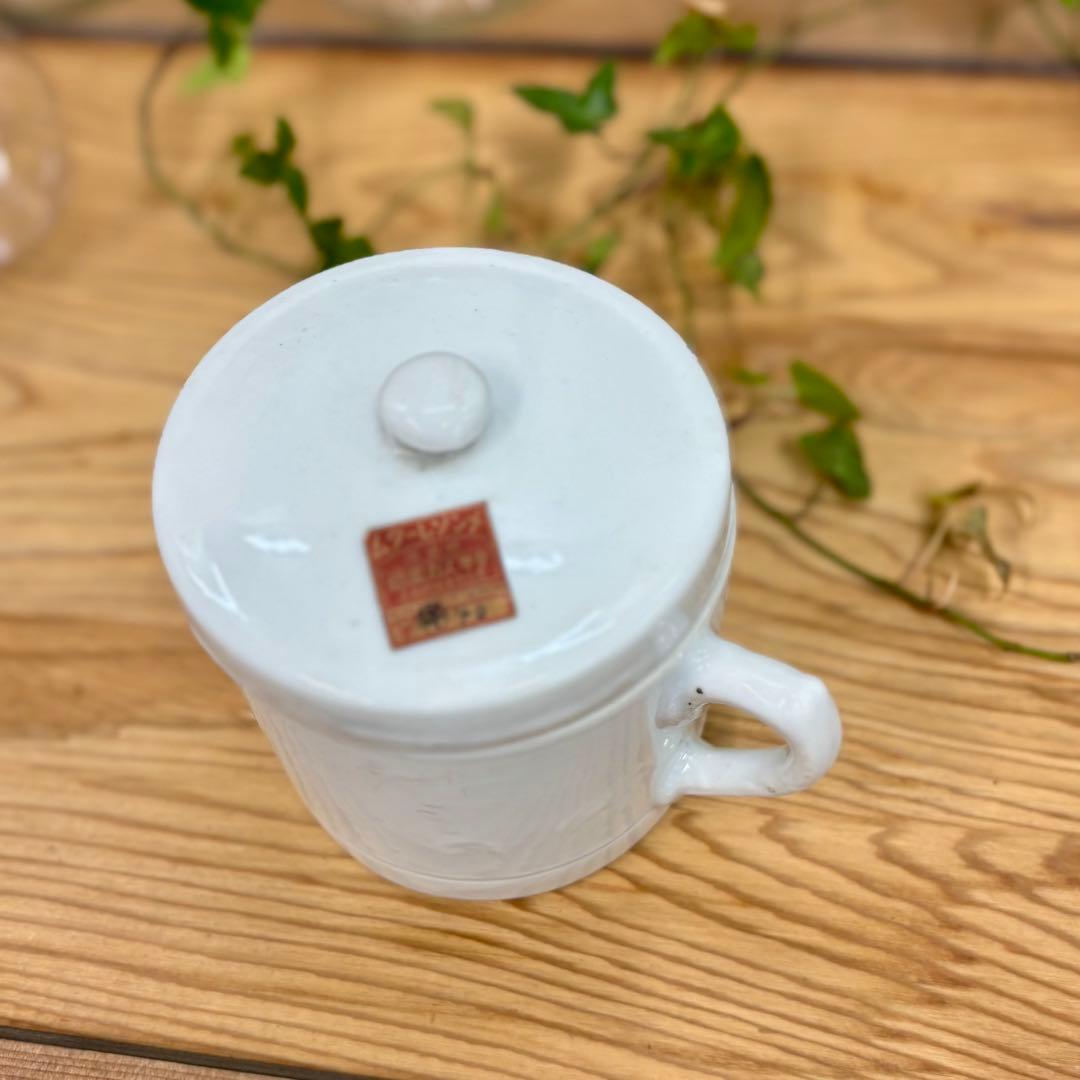 昭和レトロ 白磁 痰壺 医療用具 陶器 古道具 骨董 花器 - メルカリ