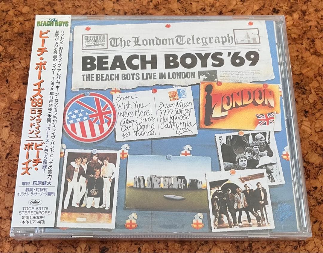 未開封CDビーチ・ボーイズ／BEACH BOYS'69 ライヴ・イン・ロンドン