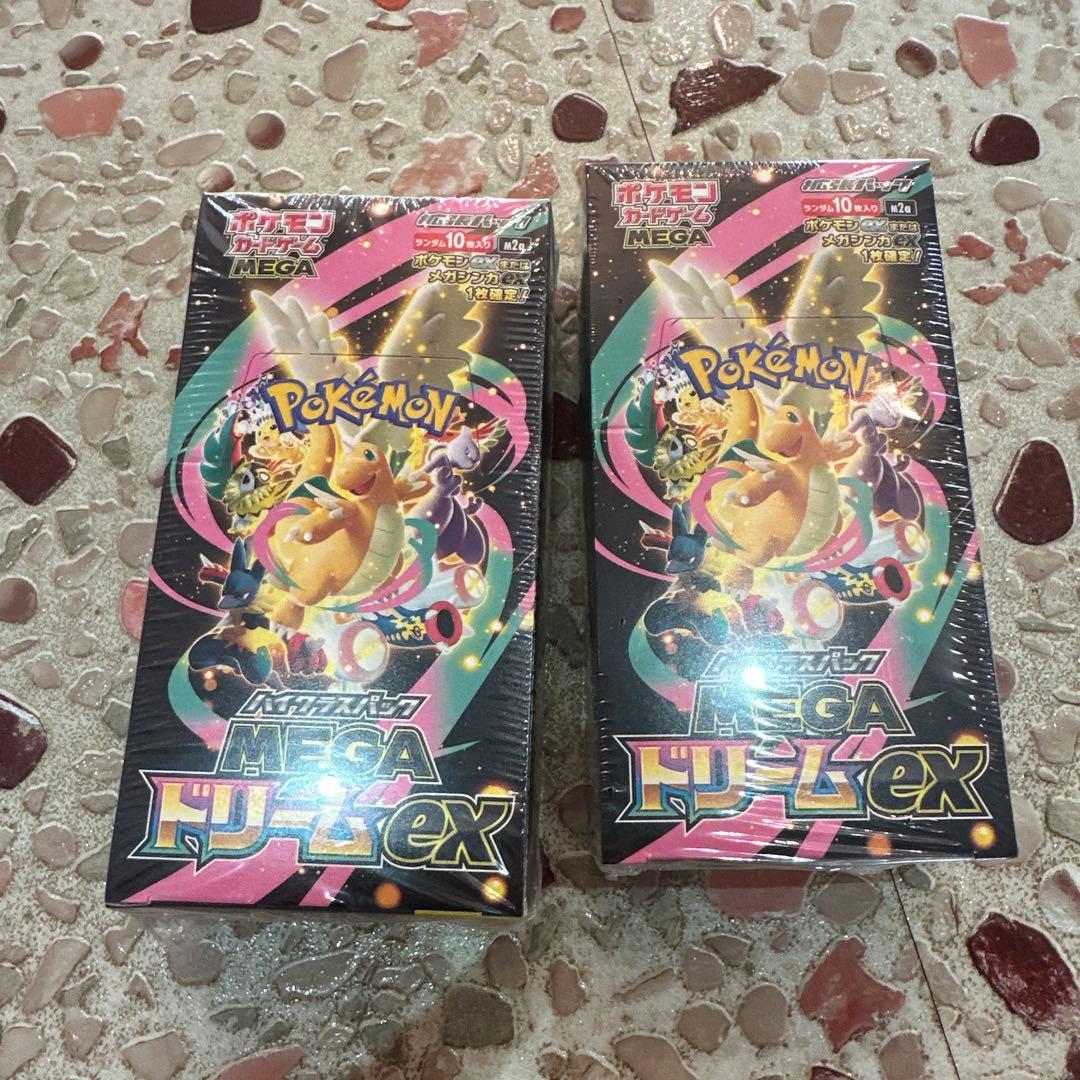ポケモンカード MEGAドリームEX 新品未開封シュリンク付2BOX - メルカリ