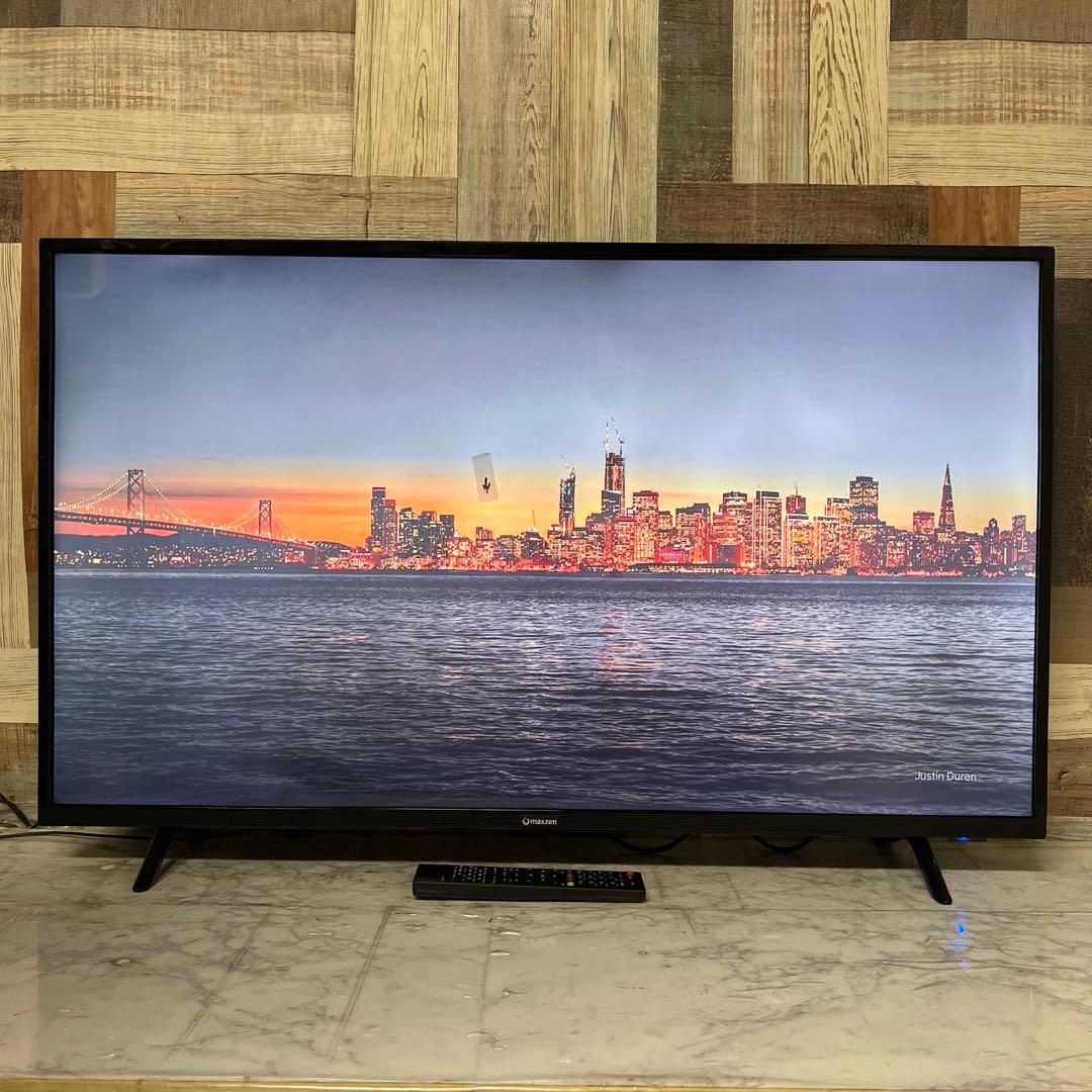 アラさん全国送料込4年前購入マクスゼン43型4KTV裏番組録画ゲーム