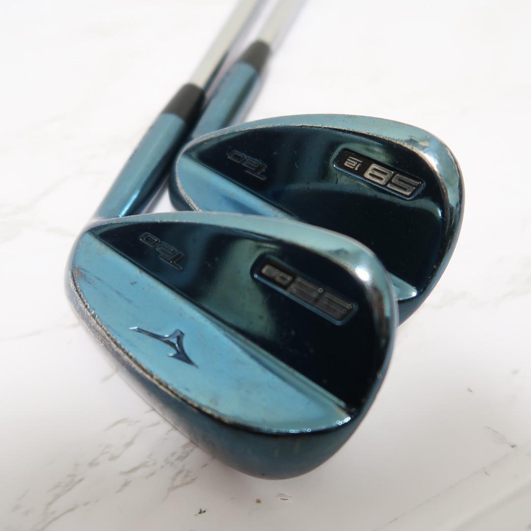 【希少】ブルー ミズノ T20 ウェッジ 2本 52 58 DG120 T20 ウェッジ ブルーIP仕上げ ダイナミックゴールド 120(ウェッジ