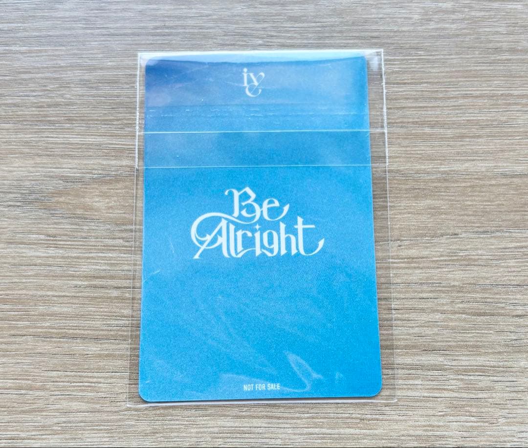 IVE アルバム Be Alright ソニミュ ラッキードロー トレカ リズ - メルカリ