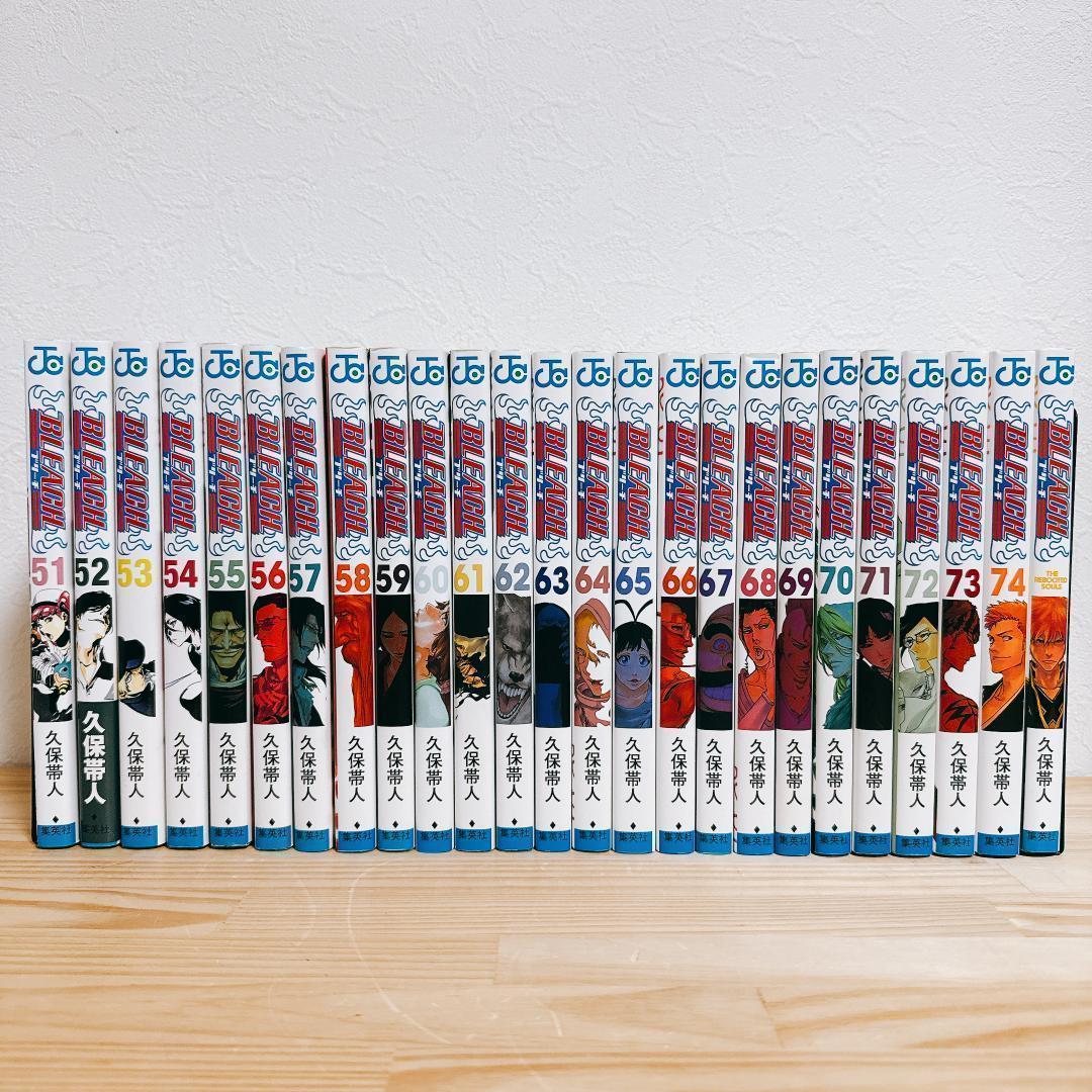 全巻初版】BLEACH ブリーチ 全74巻+1冊セット 久保帯人 ジャンプ①
