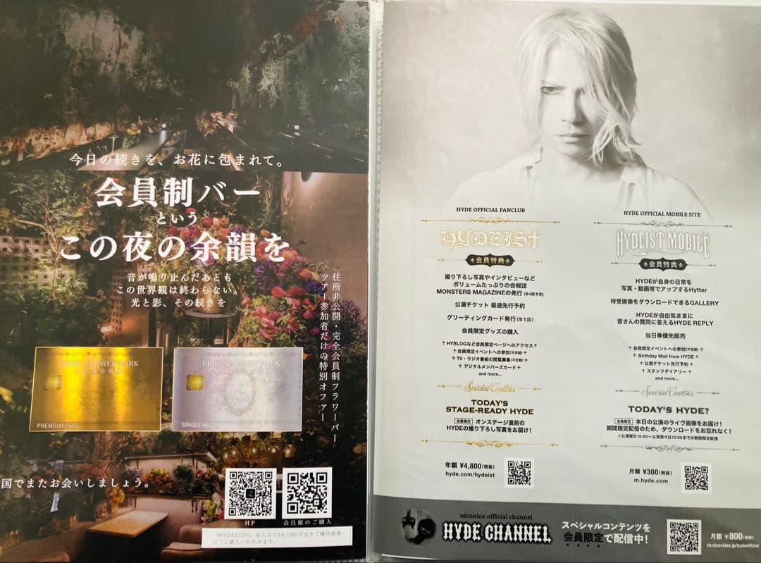 HYDE フライヤー - メルカリ