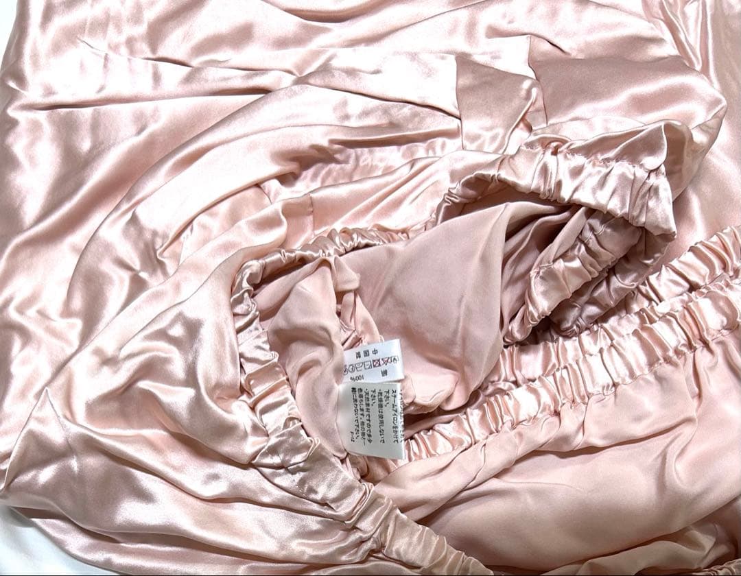 シルク100% ボックスシーツ シングル - メルカリ