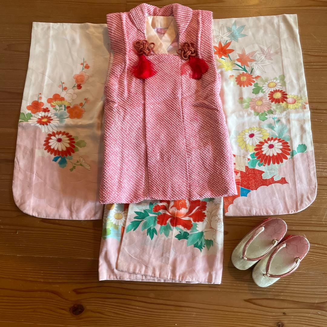 七五三　三歳　正絹　セット 楽天市場】七五三 着物 三歳 正絹 選べる全8柄 高級正絹被布セット